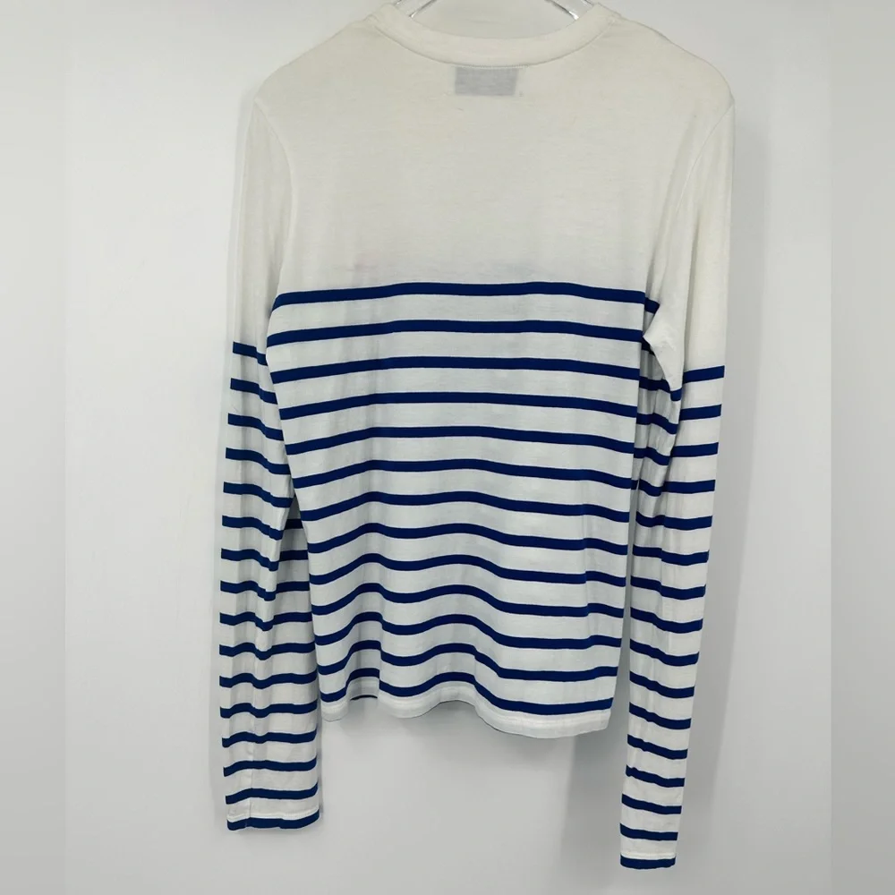 *La Ligne Striped Long Sleeve T Shirt Ooo La La Ligne Nautical Size XS - Picture 8 of 9